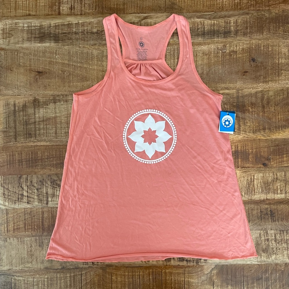 NWT Club Pilates ‘CP - Classic Mandala’  Flowy Racerback Tank
